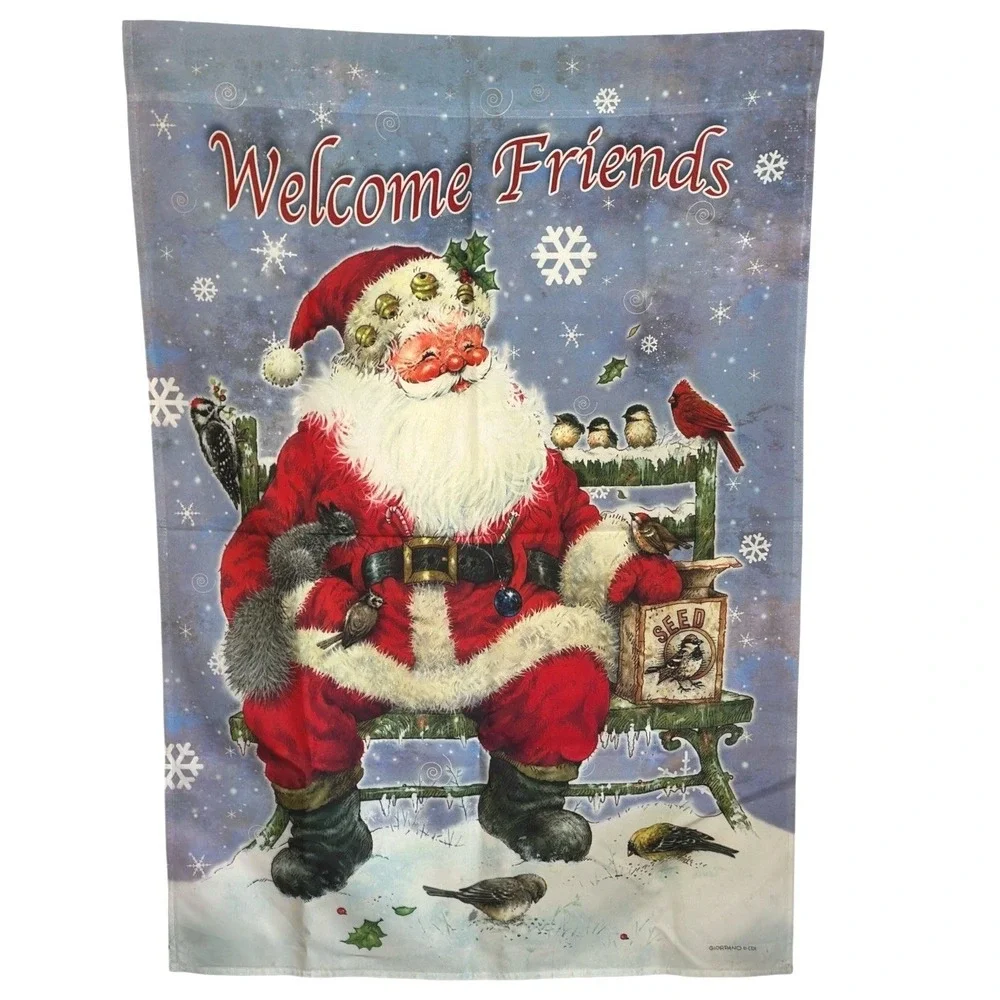 Holiday Flags 6 Flag Bundle Outdoor‎ Decor Thanksgiving Christmas Easter et al